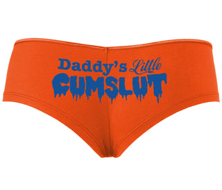 Daddy's Little Cumslut - Orange Boyshort