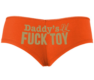 Daddy's Little Fuck Toy - Orange Boyshort
