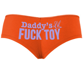 Daddy's Little Fuck Toy - Orange Boyshort