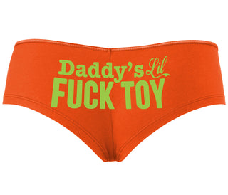 Daddy's Little Fuck Toy - Orange Boyshort