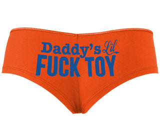 Daddy's Little Fuck Toy - Orange Boyshort