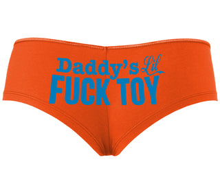 Daddy's Little Fuck Toy - Orange Boyshort