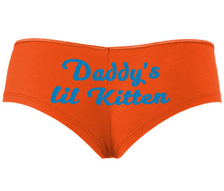 Daddys Little Kitten - Orange Boyshort