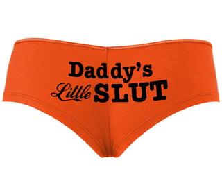 Daddys Little Slut - Orange Boyshort