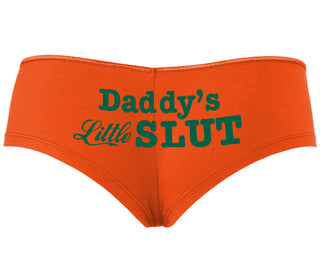 Daddys Little Slut - Orange Boyshort