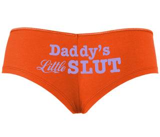 Daddys Little Slut - Orange Boyshort