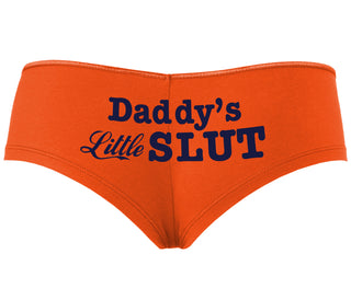 Daddys Little Slut - Orange Boyshort