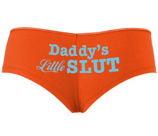 Daddys Little Slut - Orange Boyshort