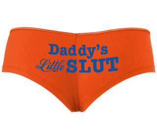 Daddys Little Slut - Orange Boyshort