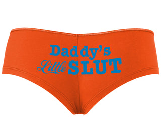 Daddys Little Slut - Orange Boyshort