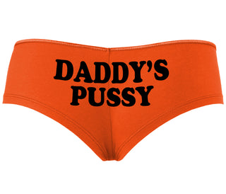 Daddy's Pussy - Orange Boyshort