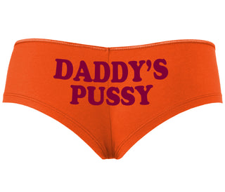 Daddy's Pussy - Orange Boyshort