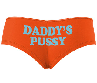 Daddy's Pussy - Orange Boyshort
