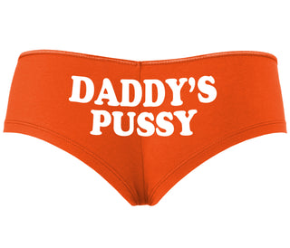 Daddy's Pussy - Orange Boyshort