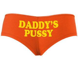 Daddy's Pussy - Orange Boyshort