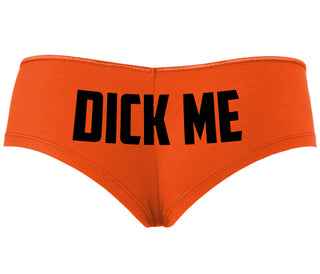 Dick Me - Orange Boyshort