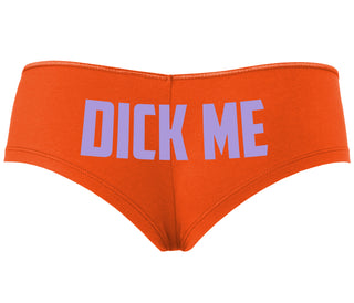 Dick Me - Orange Boyshort