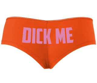 Dick Me - Orange Boyshort