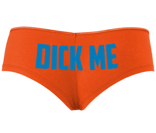 Dick Me - Orange Boyshort