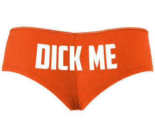 Dick Me - Orange Boyshort