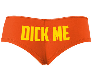 Dick Me - Orange Boyshort