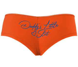 Daddy's Little Slut - Orange Boyshort