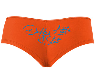 Daddy's Little Slut - Orange Boyshort