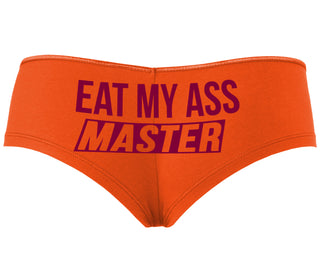 Eat My Ass Master - Orange Boyshort