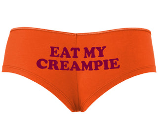 Eat My Creampie - Orange Boyshort