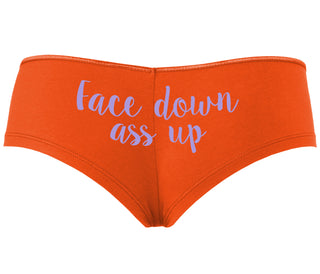 Face Down Ass Up - Orange Boyshort