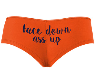 Face Down Ass Up - Orange Boyshort