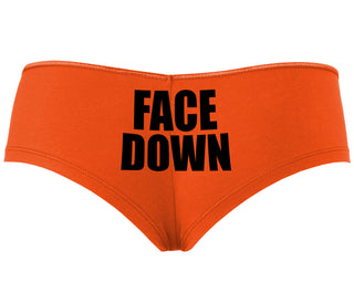 Face Down - Orange Boyshort