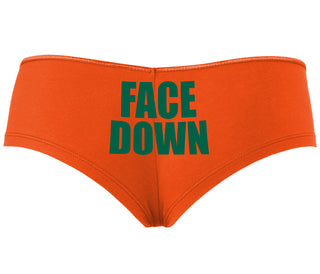 Face Down - Orange Boyshort