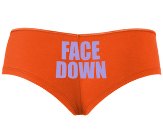 Face Down - Orange Boyshort