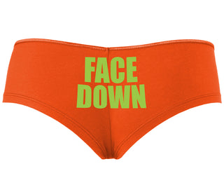 Face Down - Orange Boyshort