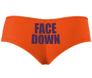Face Down - Orange Boyshort