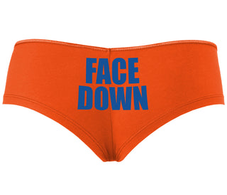 Face Down - Orange Boyshort