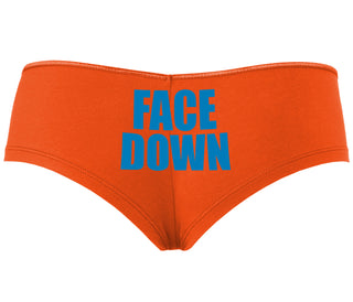 Face Down - Orange Boyshort