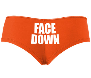 Face Down - Orange Boyshort