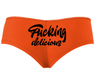 Fucking Delicious  - Orange Boyshort