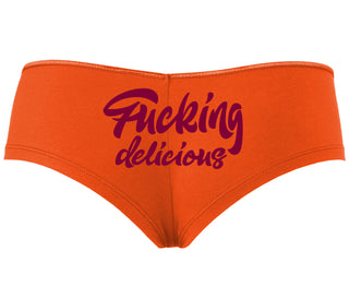 Fucking Delicious  - Orange Boyshort