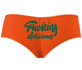 Fucking Delicious  - Orange Boyshort