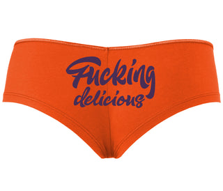 Fucking Delicious  - Orange Boyshort