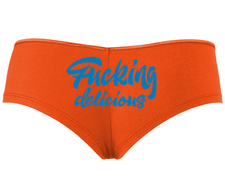 Fucking Delicious  - Orange Boyshort