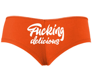 Fucking Delicious  - Orange Boyshort