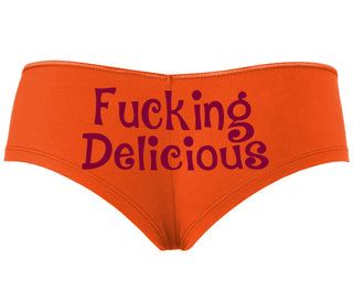 Fucking Delicious - Tasty - Orange Boyshort