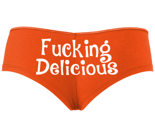 Fucking Delicious - Tasty - Orange Boyshort