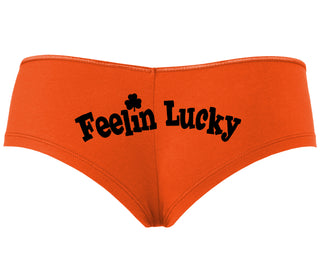 Feeling Lucky Shamrock - Orange Boyshort