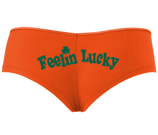 Feeling Lucky Shamrock - Orange Boyshort