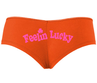 Feeling Lucky Shamrock - Orange Boyshort